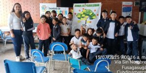 Mesa #16: Niños de la escuela rural Tierra Negra -15 de julio/25- Escuela Tierra Negra.  Fuente propia.