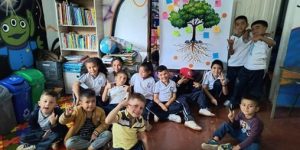 Mesa #18: Niños de la escuela rural el Consuelo- 24 de julio/25- Escuela el Consuelo.  Fuente propia.