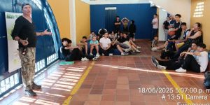 Mesa #6: Niños, adolescentes y padres de familia escuela de Baloncesto-Porrismo-Esgrima -18 de junio/25- Coliseo Carlos Lleras. Fuente propia.